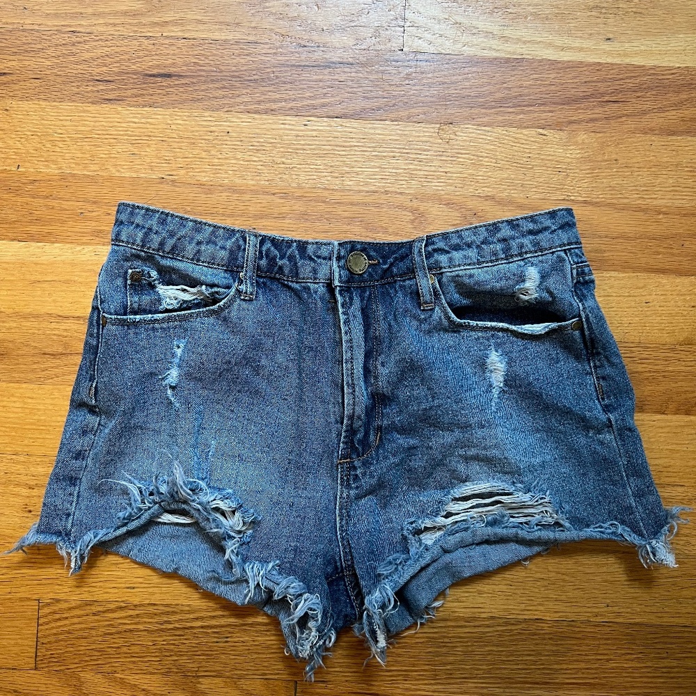Jean cut off shorts